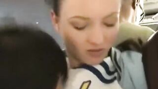 Publiczny seksik w autobusie 